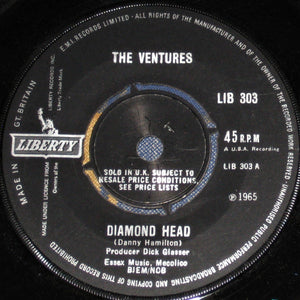 The Ventures : Diamond Head  (7", Single)