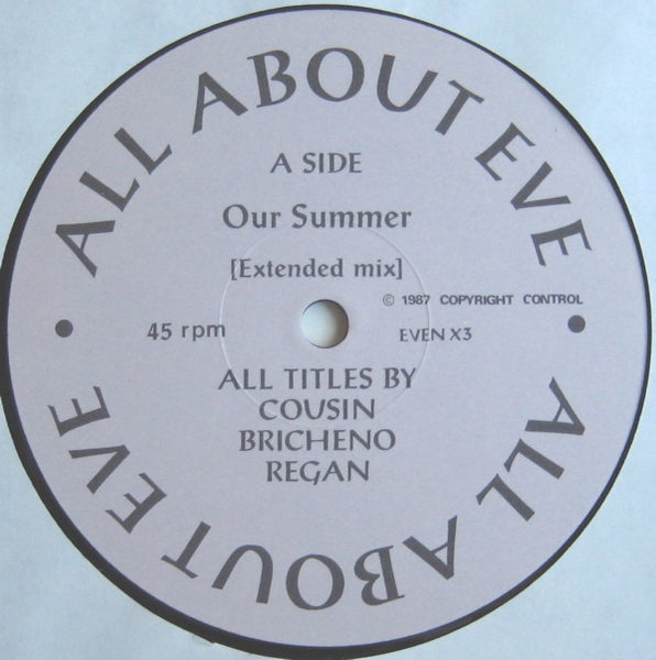 All About Eve : Our Summer (12", Single)