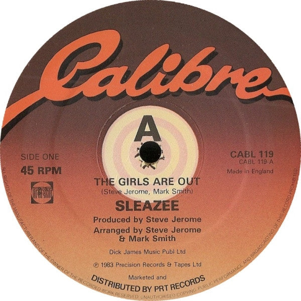 Sleazee : The Girls Are Out (12", Single)