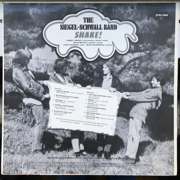 The Siegel-Schwall Band : Shake! (LP, Album)