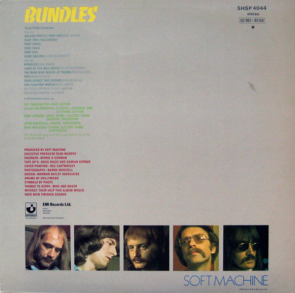 Soft Machine : Bundles (LP, Album)