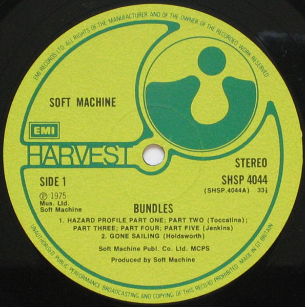 Soft Machine : Bundles (LP, Album)