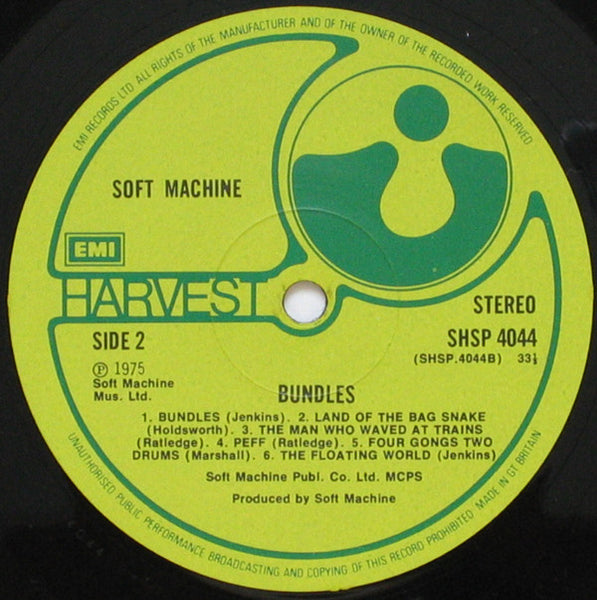 Soft Machine : Bundles (LP, Album)